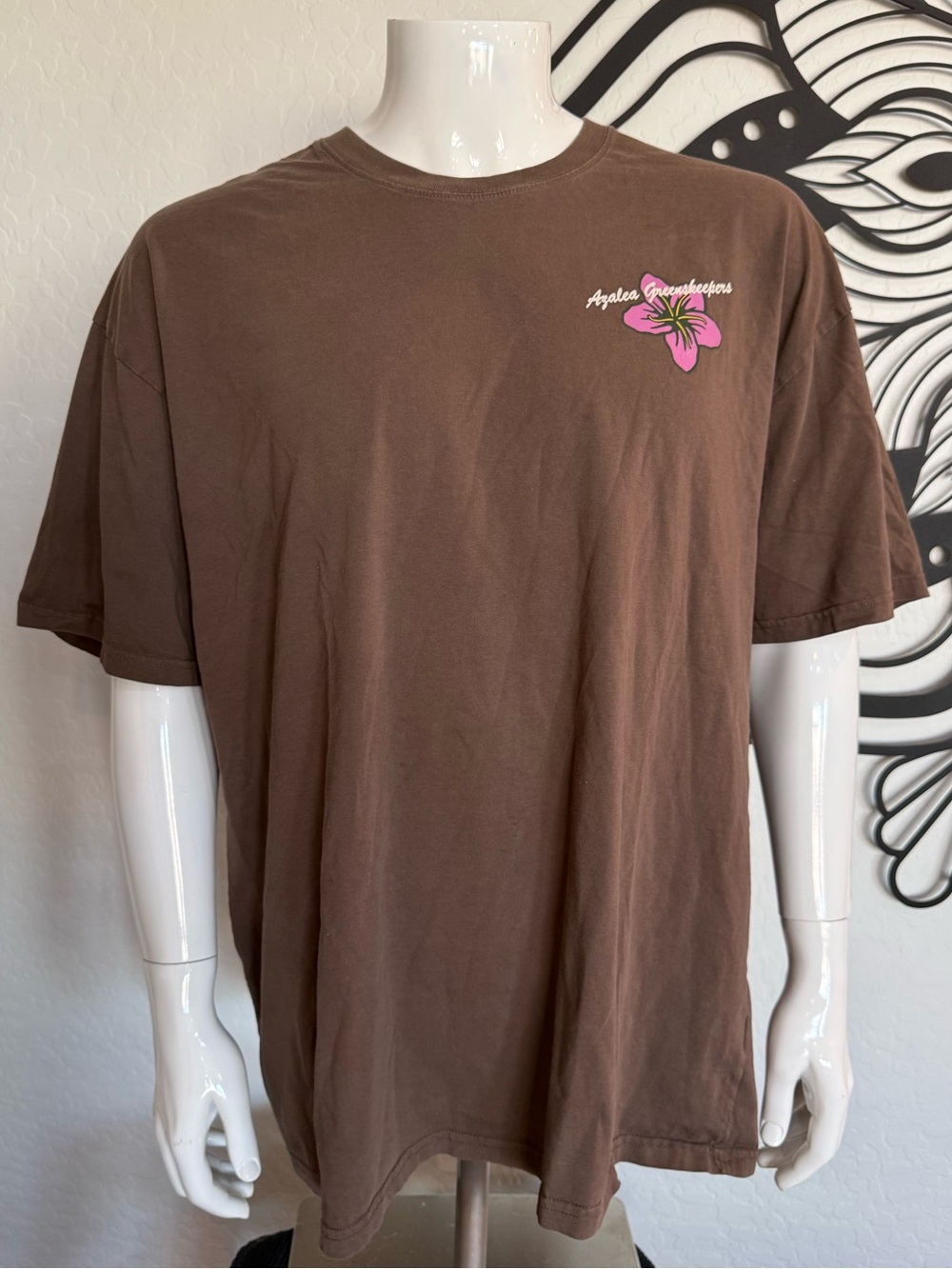 DEVEREUX GOLF Azalea Greenskeepers T-Shirt Brown XXL Masters Tournament DVRX